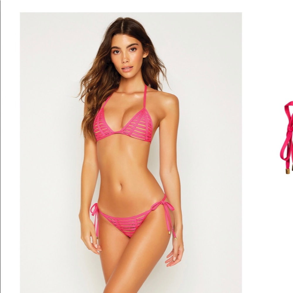 Beach Bunny Hot Pink Bottoms